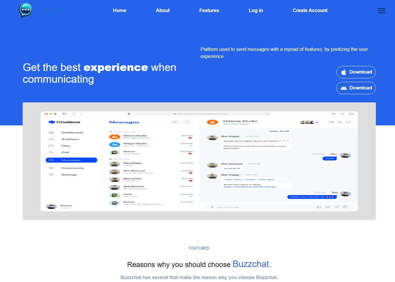 Buzz Chat - Real-Time Communication Platform