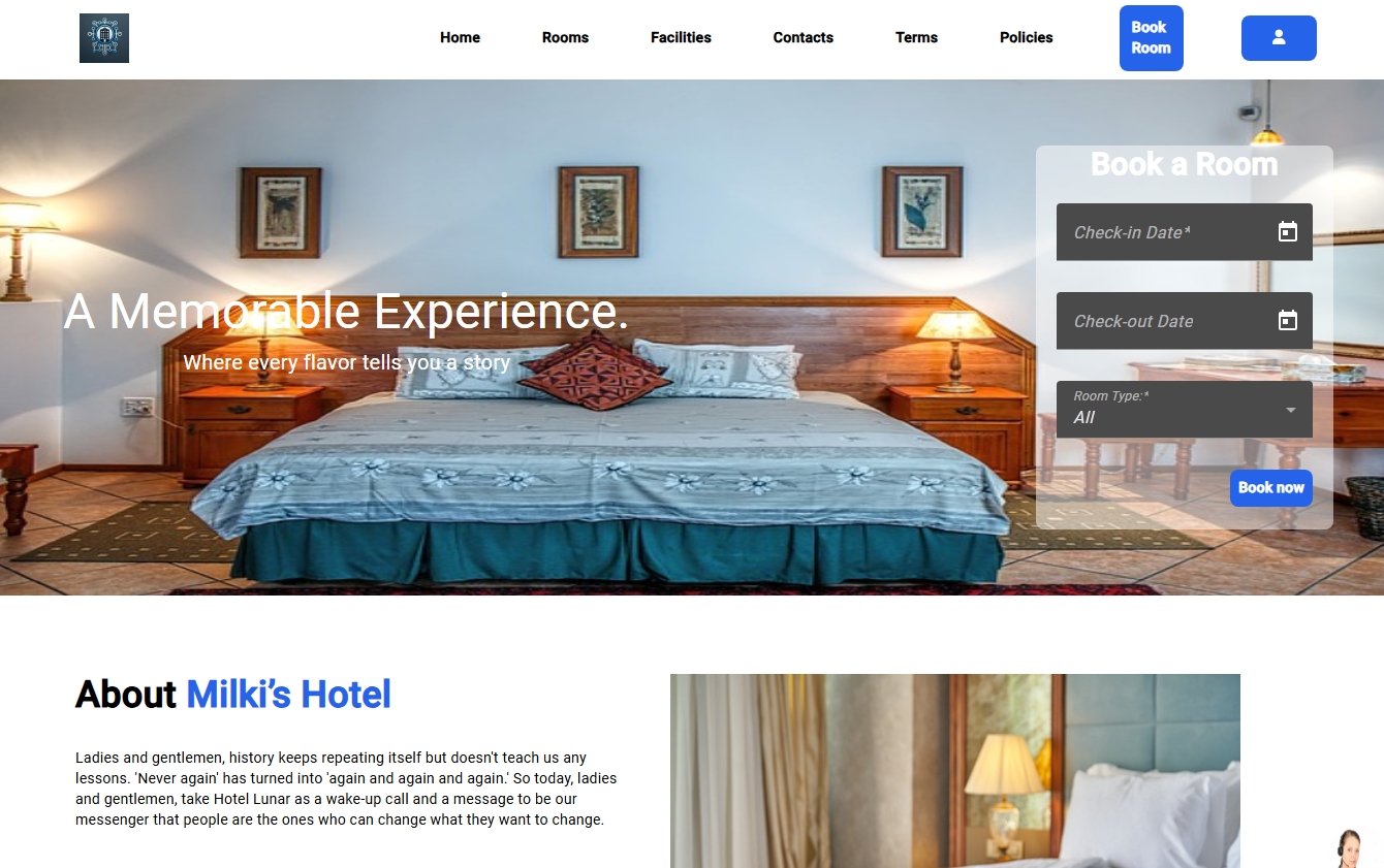 Milki - Hotel Management System