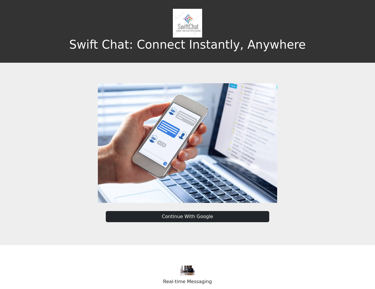 Swift Chat - A Chatting Application